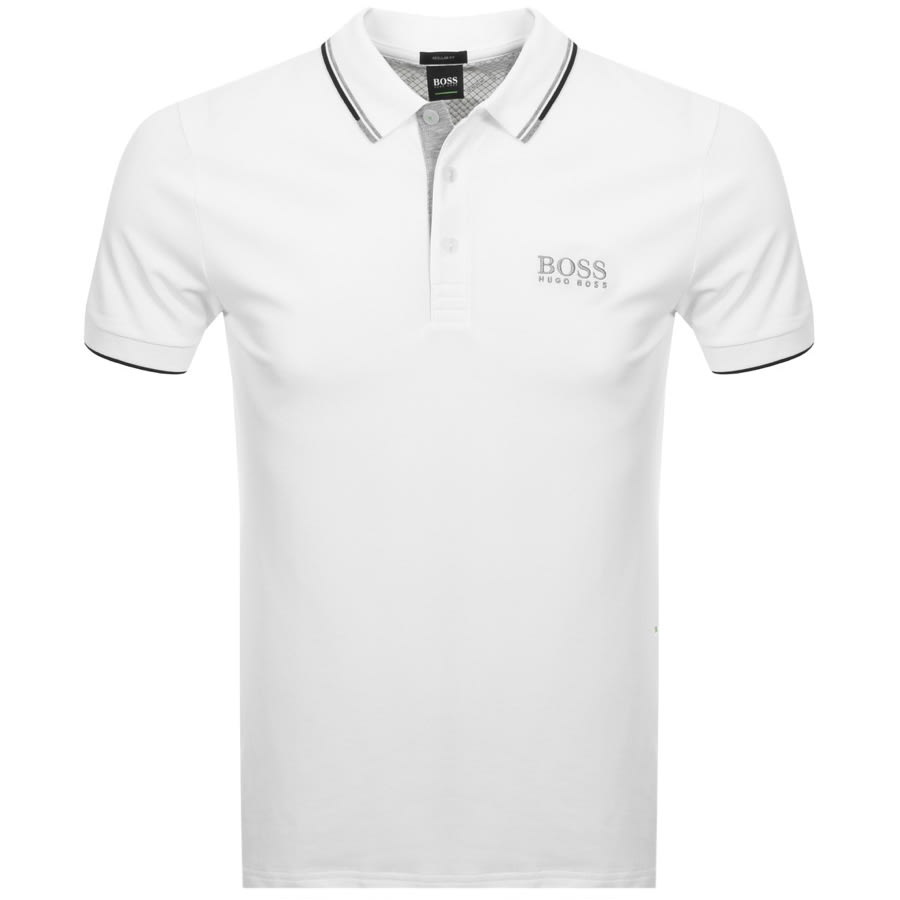 Alternative Image for ProductBOSS Athleisure Paddy Pro Polo T Shirt White1